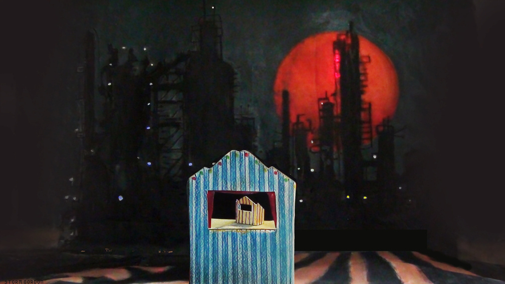 Puppet theatre & oil refinery