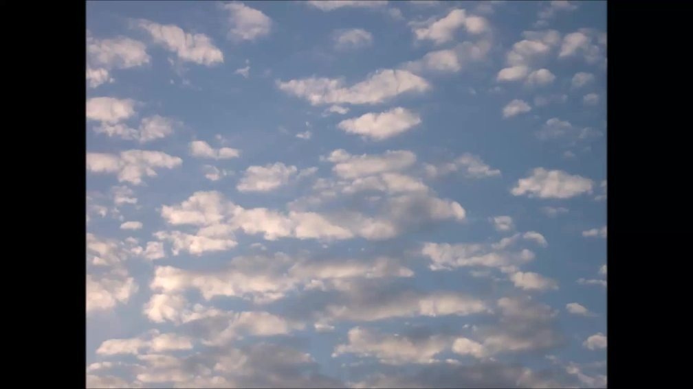 The clouds must be gone